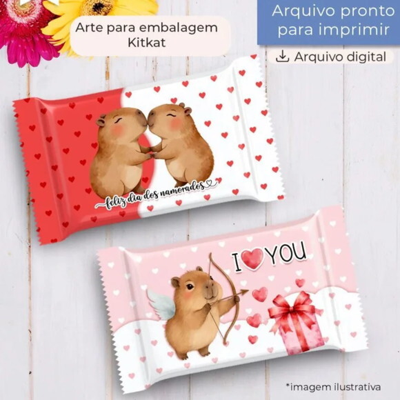 Arquivo Digital Combo Arte para Chocolate e Kitkat -3835