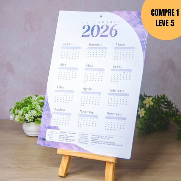 Arquivo Digital Combo Calendários 2026 Col Vagalume -6028