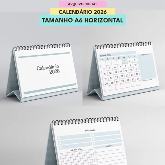 Arquivo Digital Combo Calendários de Mesa 2026 -4675