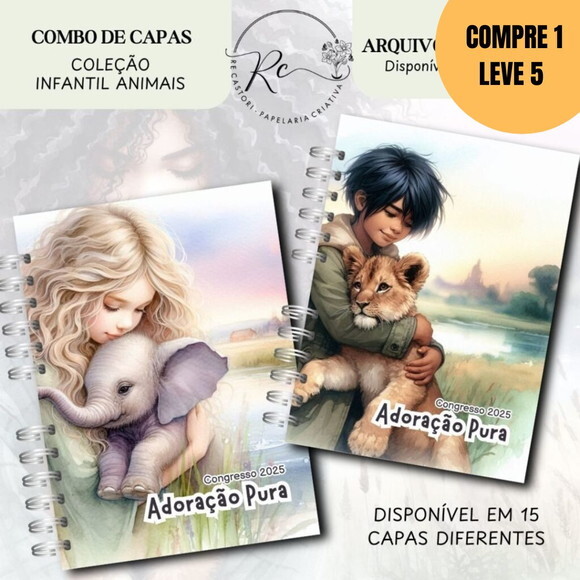 Arquivo Digital Combo Capas Infantis para o Congresso -5297