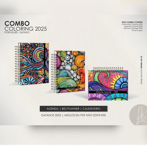 Arquivo Digital Combo Coloring Agenda 2025 -727