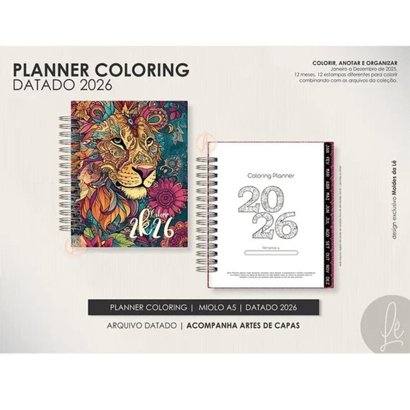 Arquivo Digital Combo Coloring Datadas e Permanente -4047
