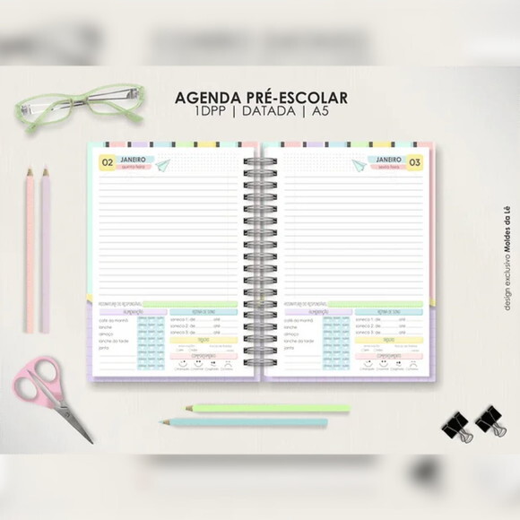 Arquivo Digital Combo Datado Agendas Escolares 2025 -138