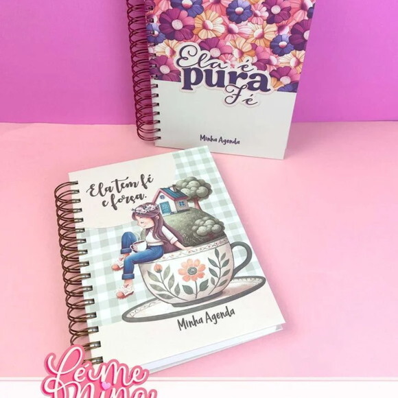 Arquivo Digital Combo Fé Menina Kit Encadernação -1085