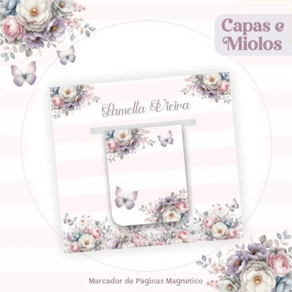 Arquivo Digital Combo Floral Alfabeto Agenda 2025 -397