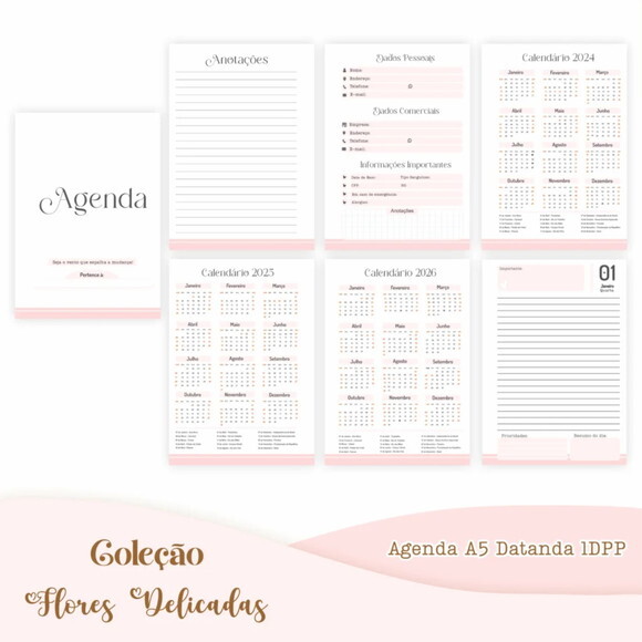 Arquivo Digital Combo Flores Delicadas Agenda 2025 -746