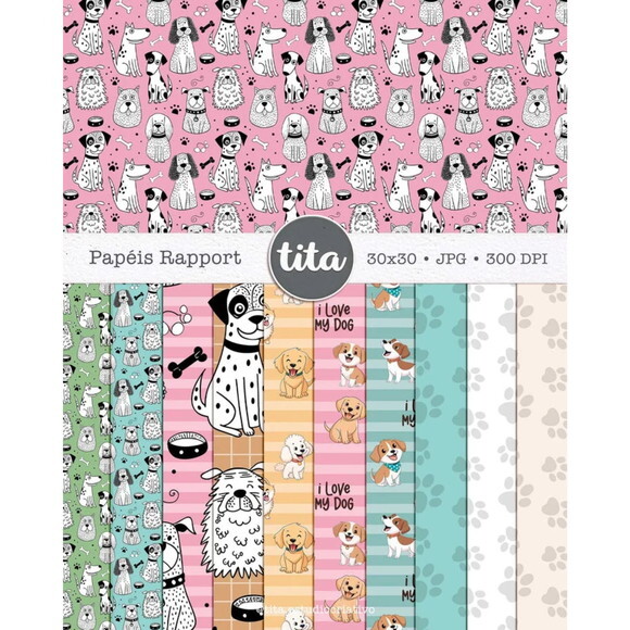 Arquivo Digital Combo Ilustrações Gato e Cachorro -2935