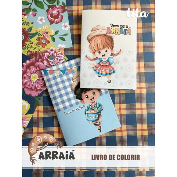 Arquivo Digital Combo Ilustrações + Papéis + Livrinho -3546
