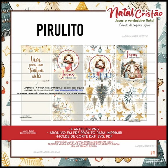 Arquivo Digital Combo Jesus o Verdadeiro Natal -201
