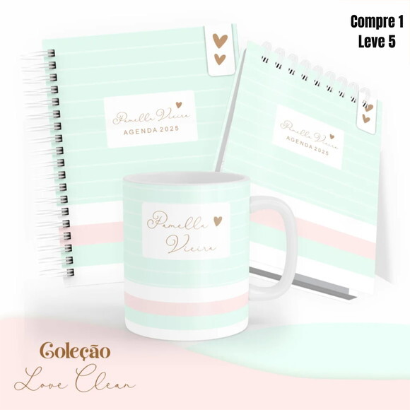 Arquivo Digital Combo Love Clean Agenda 2025 -743