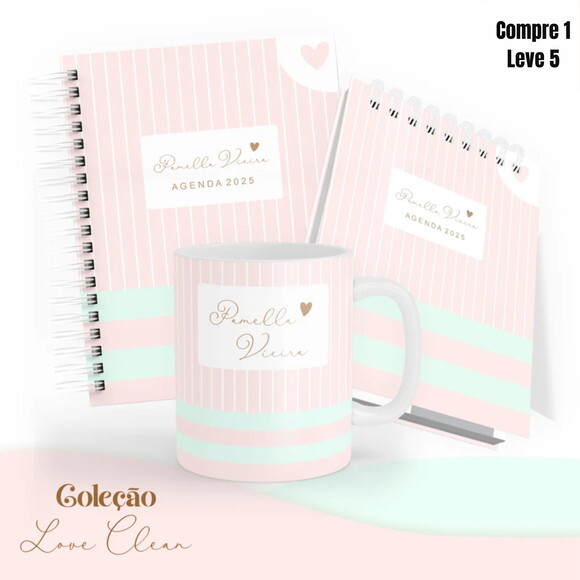 Arquivo Digital Combo Love Clean Agenda 2025 -743