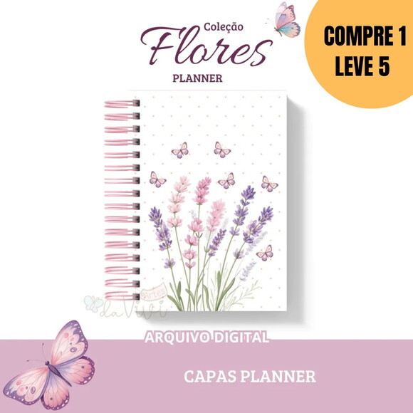 Arquivo Digital Combo Miolo + Capa Planner 2026 -5427