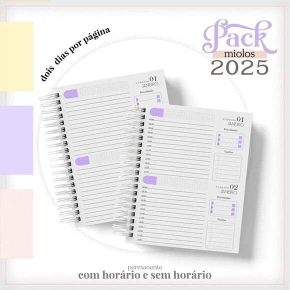 Arquivo Digital Combo Miolos Agenda Feminina 2025 -192