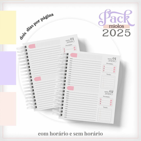 Arquivo Digital Combo Miolos Agenda Feminina 2025 -192