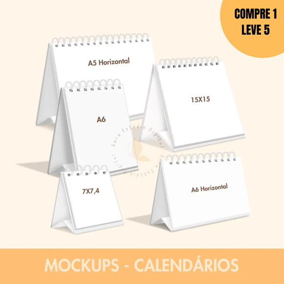Arquivo Digital Combo Mockups para Calendários -1505
