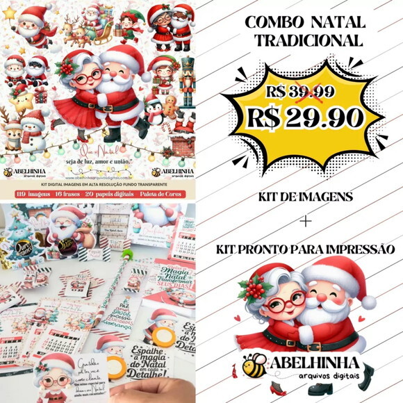 Arquivo Digital Combo Natal Tradicional -340