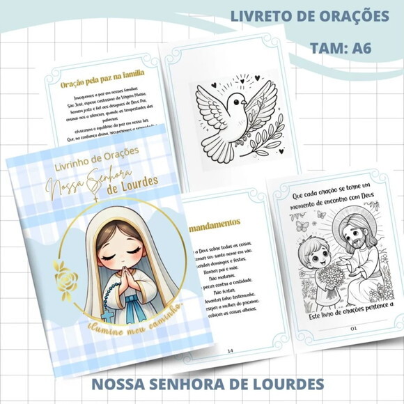 Arquivo Digital Combo Nossa Senhora de Lourdes Menino -2201