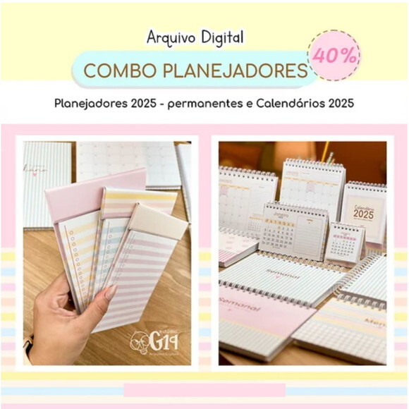 Arquivo Digital Combo Planejadores e Calendários 2025 -662