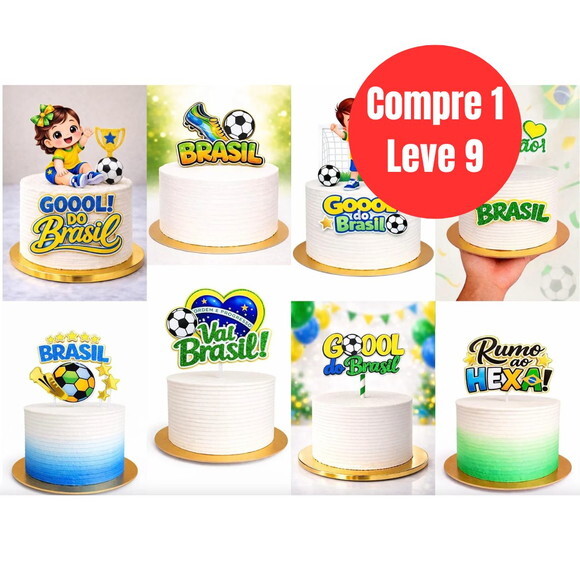 Arquivo Digital Copa do Mundo 2026 Topo de Bolo -6890