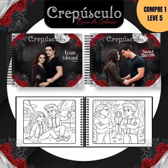 Arquivo Digital Crepúsculo Livros de Colorir -3690