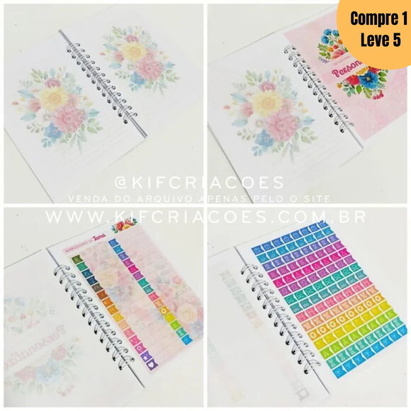 Arquivo Digital Devocional Dinâmico Floral -1219