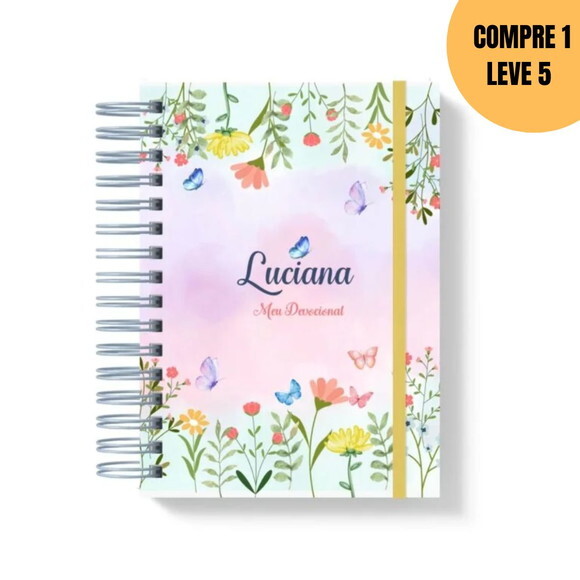 Arquivo Digital Devocional Flores e Borboletas Canva -4691