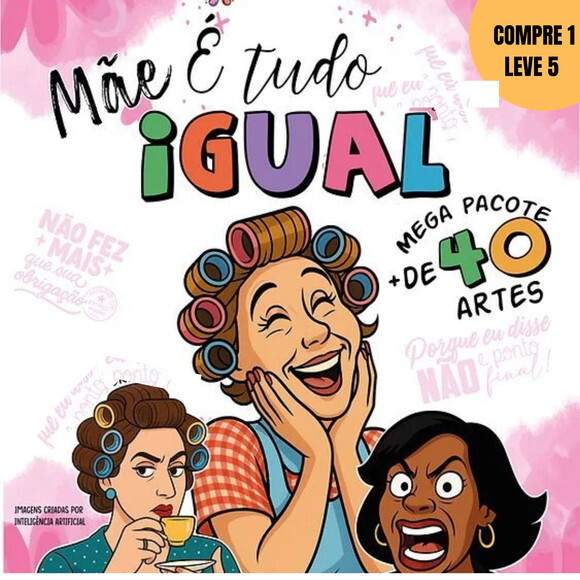 Arquivo Digital Dia das Mães Arte para Canecas -3188