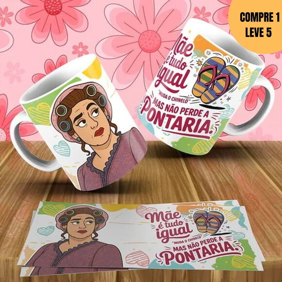 Arquivo Digital Dia das Mães Arte para Canecas -3188