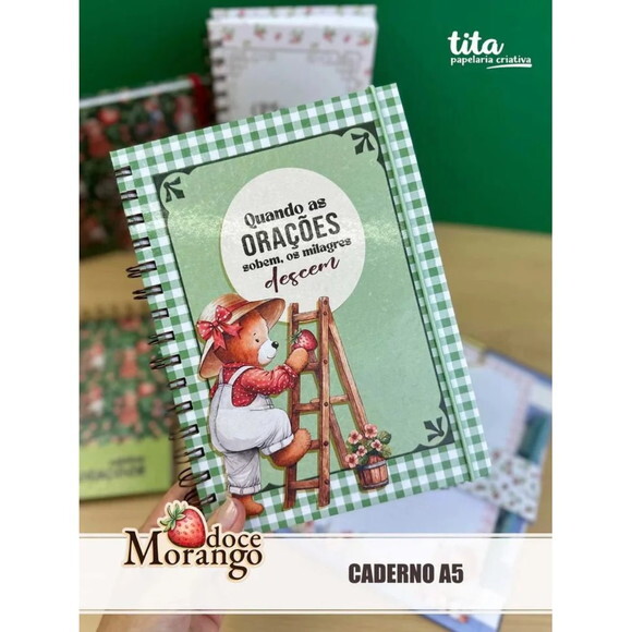 Arquivo Digital Doce Morango Combo Encadernação -4930