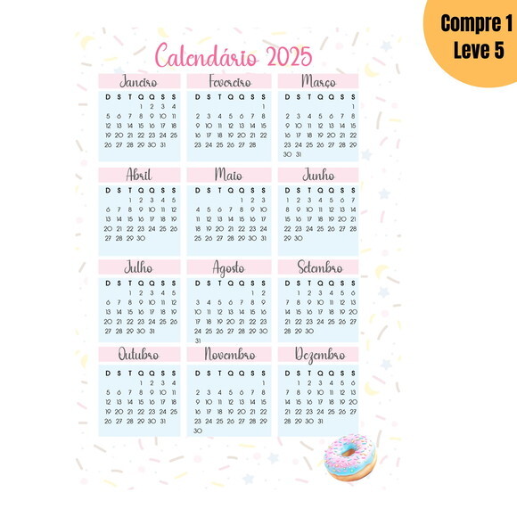 Arquivo Digital Doces Candy Kit Escolar 2025 -1209