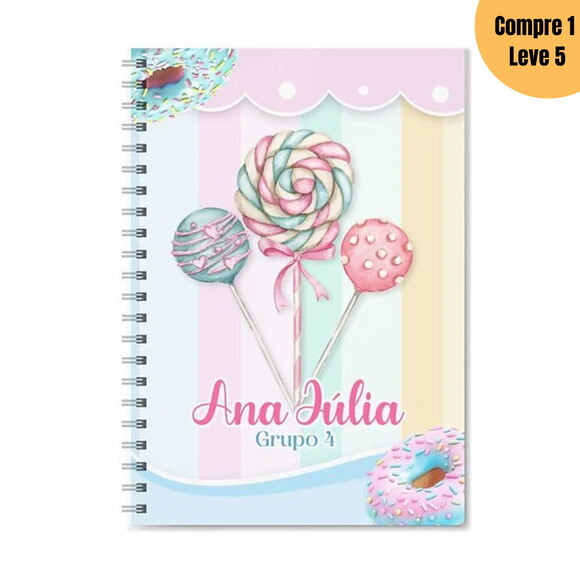 Arquivo Digital Doces Candy Kit Escolar 2025 -1209