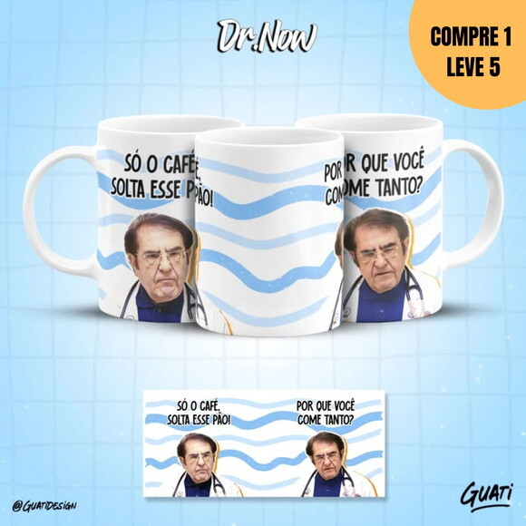 Arquivo Digital Dr. Now Arte para Caneca -2136