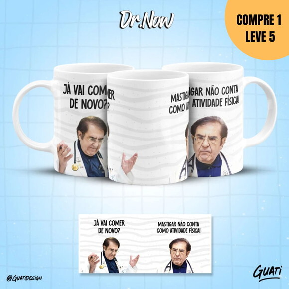 Arquivo Digital Dr. Now Arte para Caneca -2136