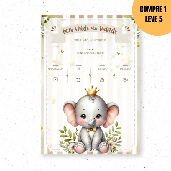 Arquivo Digital Elefante Coletiva 1 Livro do Bebê -2245