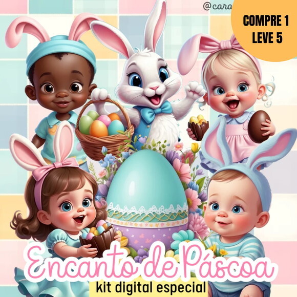 Arquivo Digital Encanto de Páscoa Kit Digital -2118