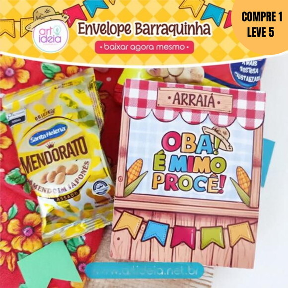 Arquivo Digital Envelope Barraquinha Junino São João -3519
