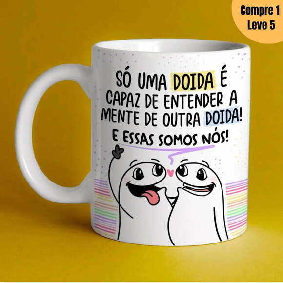 Arquivo Digital Estampas Canecas Flork Amigas - 830