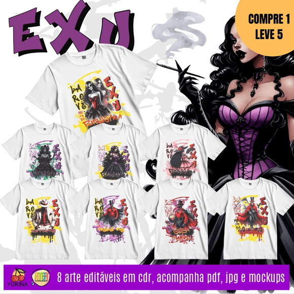 Arquivo Digital Exu Estampas Camisas -4186