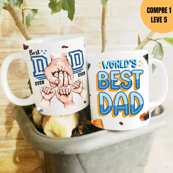 Arquivo Digital Father Day 4 Artes Avulsa Caneca -3902