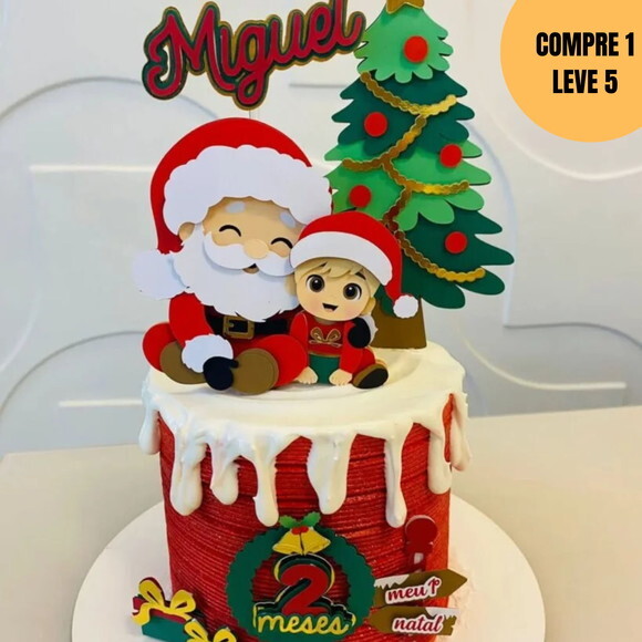 Arquivo Digital Feliz Natal Papai Noel Menino -6017