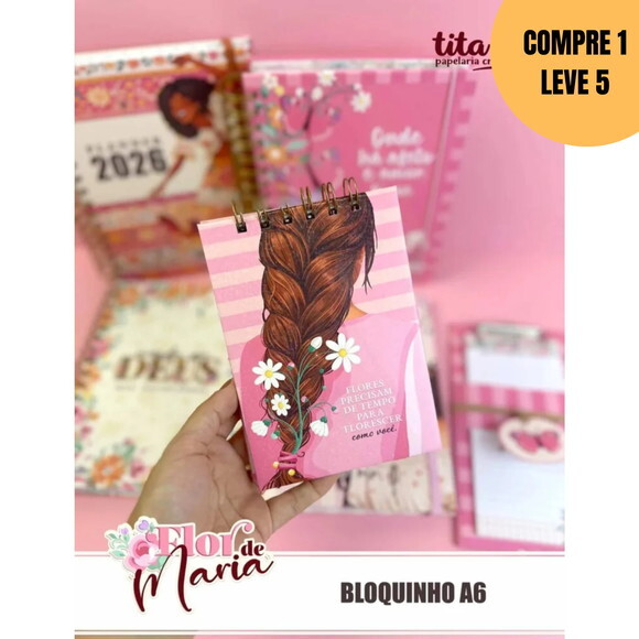 Arquivo Digital Flor de Maria Combo Encadernação -6328
