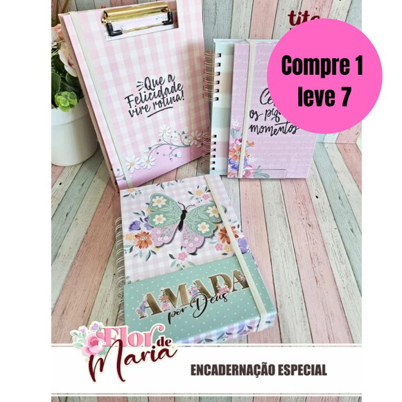 Arquivo Digital Flor de Maria Encadernação Especial -6398