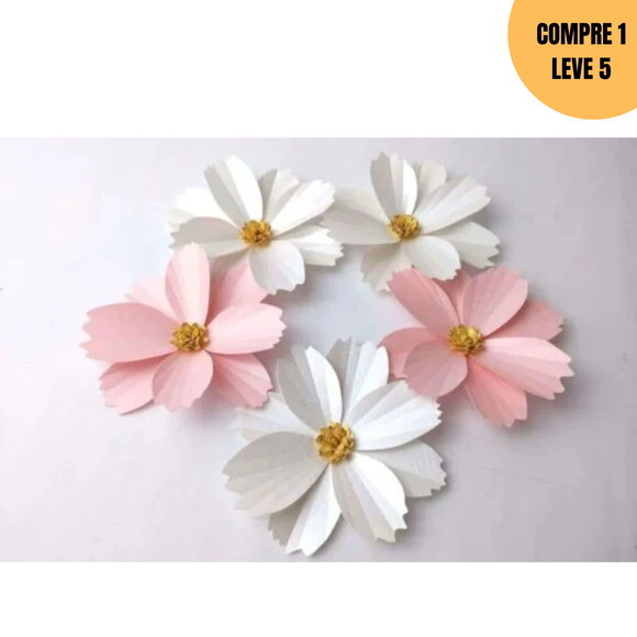 Arquivo Digital Flor de Papel 3d -2551