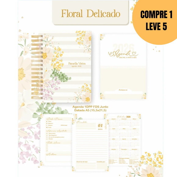 Arquivo Digital Floral Agendas e Planners 2026 -5775