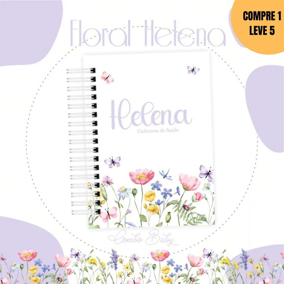 Arquivo Digital Floral Livro do Bebe -3758