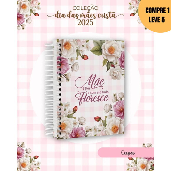 Arquivo Digital Floral Rosa Dia das Mães -3082