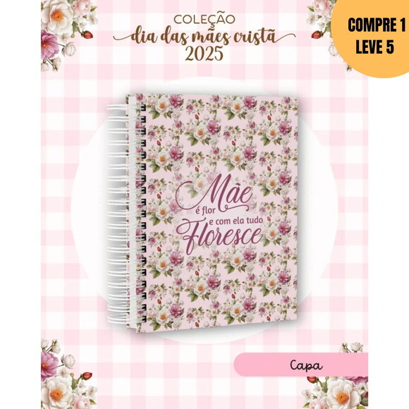 Arquivo Digital Floral Rosa Dia das Mães -3082