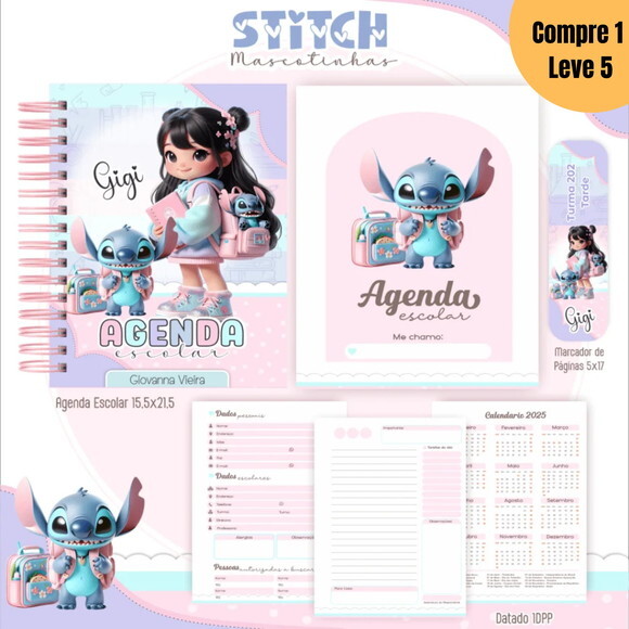 Arquivo Digital Freebie Mascotinhas Stitch Kit Escolar -800