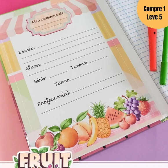 Arquivo Digital Fruit Girls Encadernação Especial 2025 -776