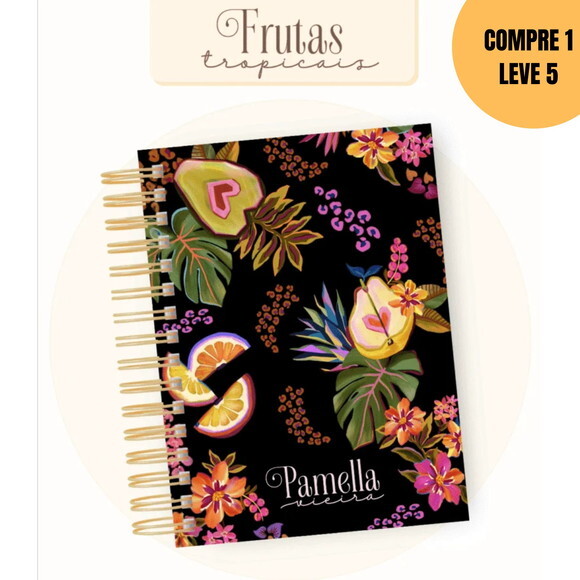 Arquivo Digital Frutas Tropicais Agendas e Planners -5786